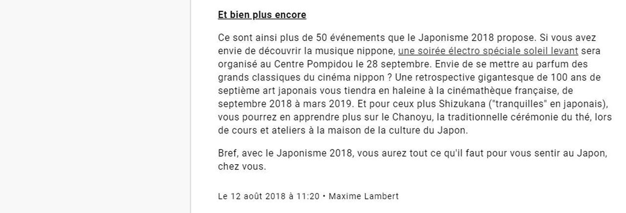 Gentside Japonisme 2018 : allez au Japon sans traverser la planète