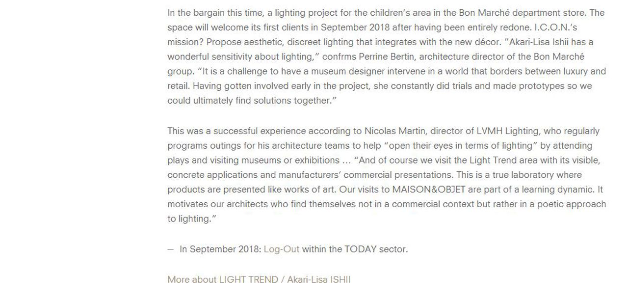 Maison&Objet interview In the spotlight